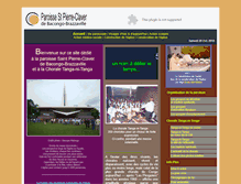 Tablet Screenshot of paroisse-saintpierreclaver.org